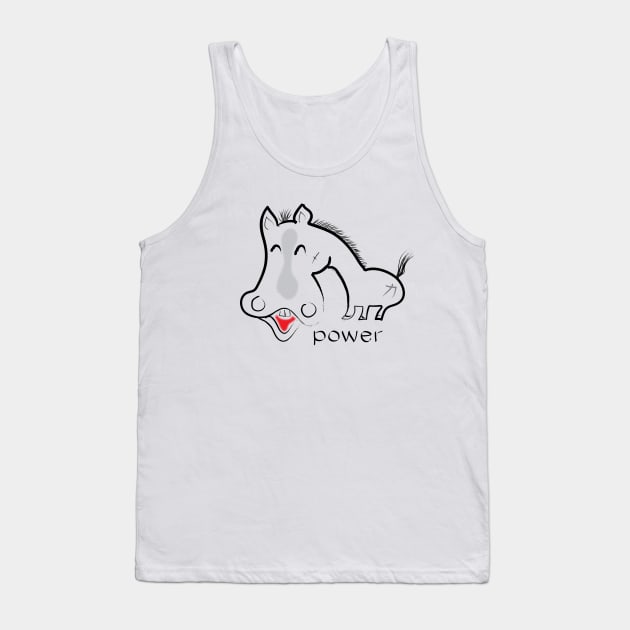 Horse Power Tank Top by Jumping Soul